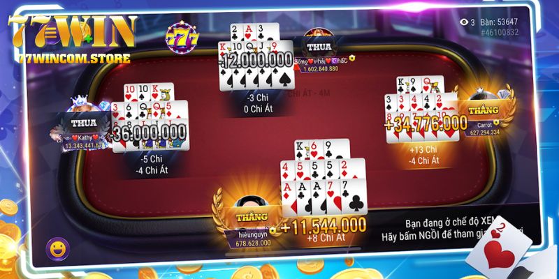 Sơ lược thông tin về tựa game mậu binh tại 77WIN